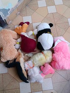 beautiful multi color  soft toy