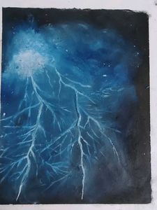 Lightning Strike Painting