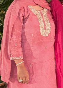 Elegant Pink Kurta Set with Dupatta