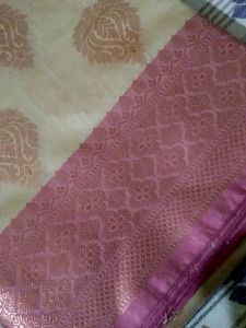 Banarasi Cotton Embroidery Work Saree