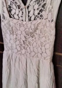 Chic Lace Overlay Dress