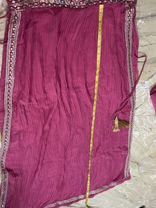 Embroidered naira cut sharara set