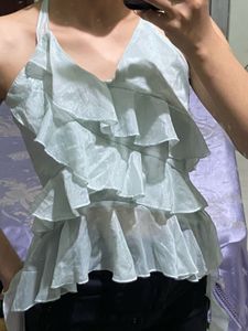 Dreamy Ruffle Top Pinteresty Vibes