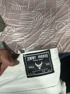 Men's White Cargo Pants
