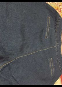 Wide Leg Denim Pants