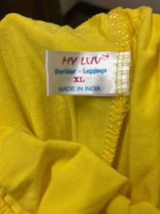Vibrant Yellow Leggings