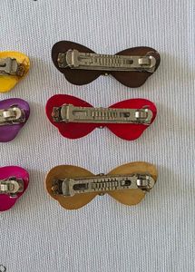 Set of 6 Bow Hair Clips