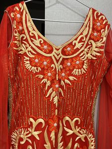Heavy Both Side Work Long Designer Kurti For 38-40