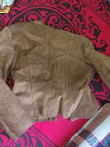 34.Brown Suede Blazer
