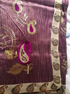 Purple Saree