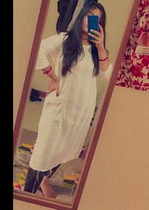 Elegant White Kurta