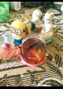 Assorted Figurines &amp; Snow Globe