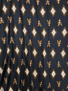 Stylish Black Printed Kurta