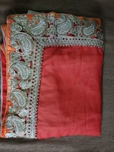 Embroidered Saree