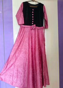 Pink &amp; Black Party Dress