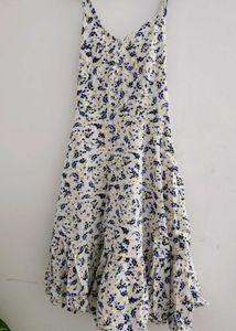 Chic Floral Print Midi Dress