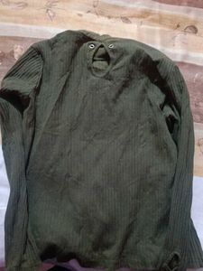Ribbed Mock Neck Long Sleeve Top