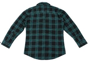 Green Plaid Flannel Shirt