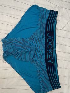 Jockey Men's Blue Patterned Briefs