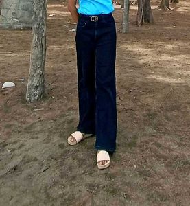 Dark Wash Wide Leg Jeans