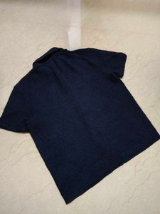 H&amp;M Textured Knit Polo Shirt