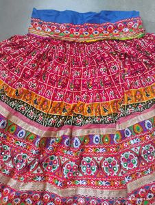 Embroidered Lehenga Choli with beautiful cotton pa