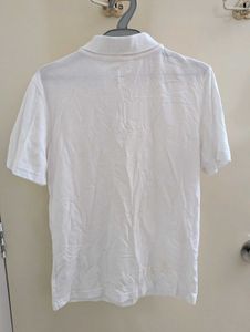Men's White Polo T-Shirt