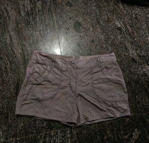 Grey Cargo Shorts
