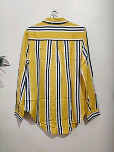 VERONICA BEARD Striped Button-Down Shirt