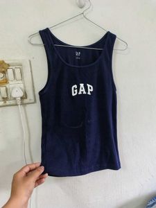 GAP Navy Ribbed Tank Top