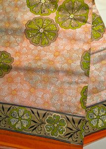 Floral Print Saree Pure Cotton Chapa Sare