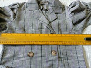 Korean Plaid Double-Breasted Midi Dress