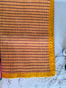 Antique Reversible Mat with Yellow Border