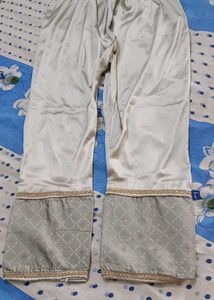 Elegant Grey Kurta Set with Palazzo Pants