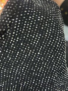 Sparkly Halter Neck Long Sleeve Top