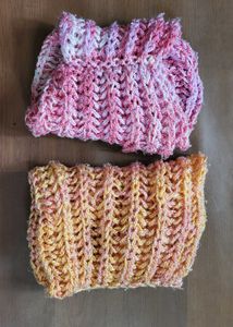 Knitted Scarves Set