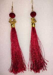 Long Silk Thread Earrings