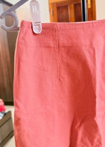 Chic Pink Ruffled Mini Skirt