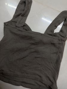Stylish Grey Knit Top