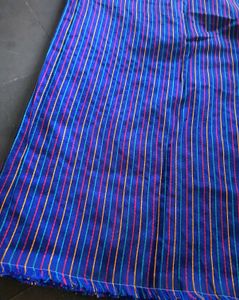 Striped Blue Ethnic Fabric