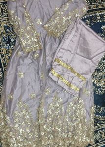 Elegant Sequined frock and plazo
