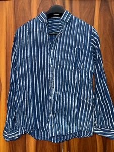 Striped Button-Down Shirt