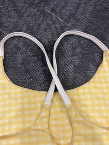 Cute Gingham Crop Top