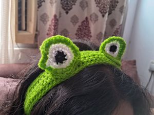 Crochet Frog Headband