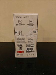 Redmi note 9 box only