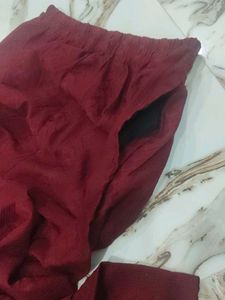 Maroon Textured cord set