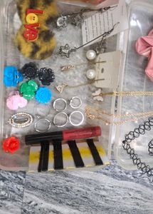 Assorted Floral Hair Pins with other cute things