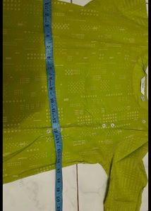 Green Printed Kurta