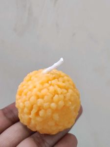 Handcrafted motichur Laddu Scented Candle set -4