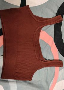 Unused Ribbed Seamless Sports Bra